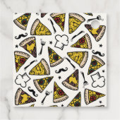 どんな方法でもそれをスライスPizzaバレンタインメッセージカード フェイバータグ (裏面)