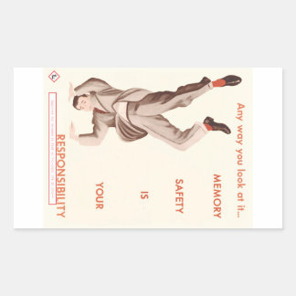 どんな方法でも見るステッカー 長方形シール