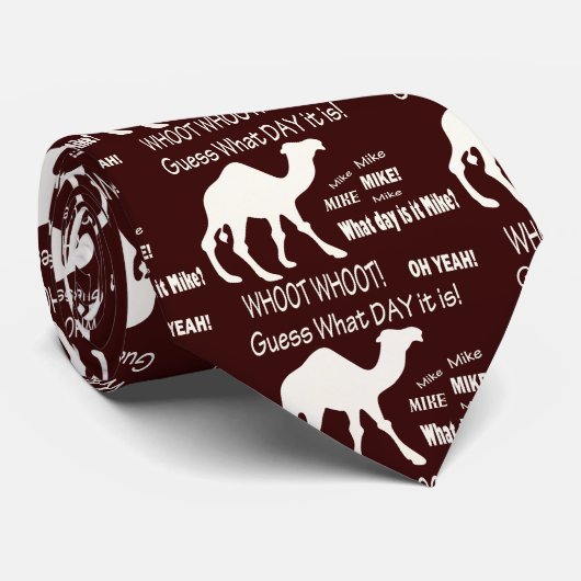 どんな日それがであるか推測か。 こぶ日のラクダのブラウンのタイ ネクタイ (ロール)