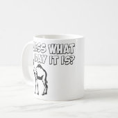 どんな日それがであるか推測か。 こぶ日のラクダ コーヒーマグカップ (正面左)