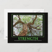 どんな日も明るくする強さの名言 ポストカード (正面/裏面)