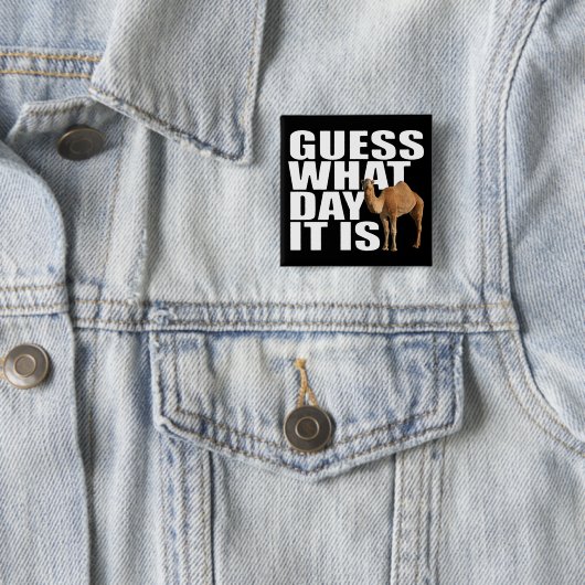 どんな日をそれがこぶ日のラクダであるか推測 缶バッジ (インサイチュ)