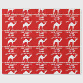 どんな日をそれが包装紙であるかこぶ日のラクダの推測 ラッピングペーパー (フラット)