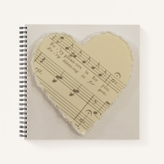 どんな楽しみでもあなたのためにある ノートブック (正面)