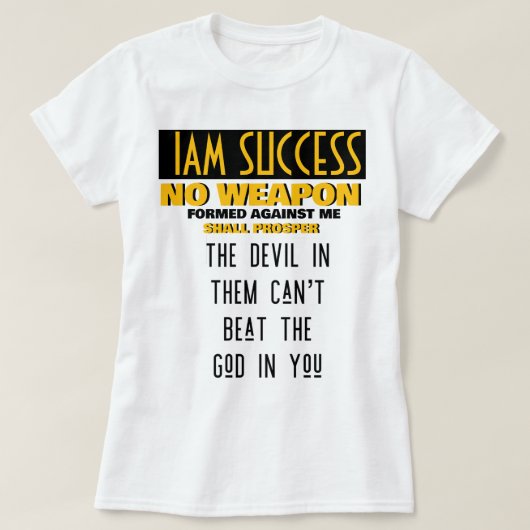 どんな武器も Tシャツ (デザイン正面)