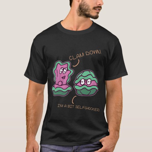 どんな水槽にも合う貝の水槽ギフト Tシャツ (正面)