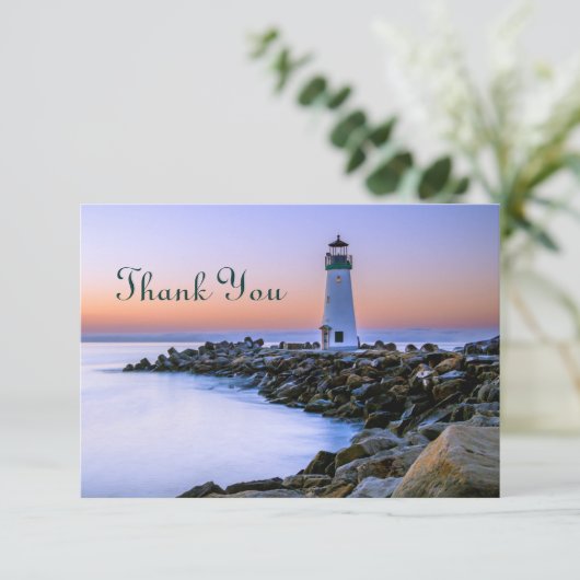 どんな用途の灯りでもかまわない  サンキューカード (スタンド正面)