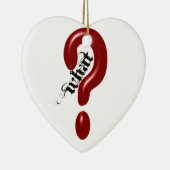 どんな疑門符か セラミックオーナメント (右)