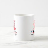 どんな相違かヒラリーかSatanか- コーヒーマグカップ (中央)