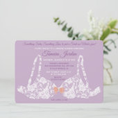 どんな背景色の下着招待状 招待状 (スタンド正面)