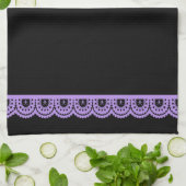 どんな色だ!スカルレーステータオル キッチンタオル (折り畳み)