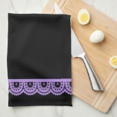 どんな色だ!スカルレーステータオル キッチンタオル (四つ折り)