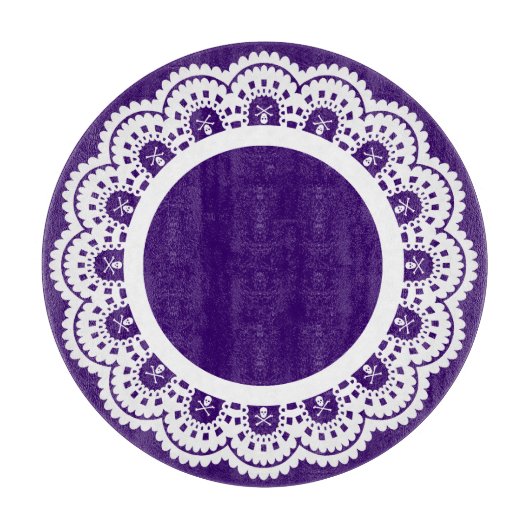 どんな色だ!スカルレース切断板 カッティングボード (正面)