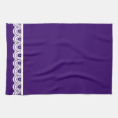 どんな色だ！ホワイトスカルレーステータオル キッチンタオル (横)