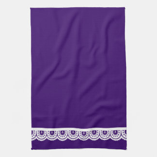 どんな色だ！ホワイトスカルレーステータオル キッチンタオル