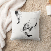 どんな色だ!人形脚枕付きネズミ クッション (ブランケット)