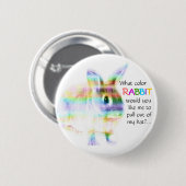 どんな色のウサギ…か。 缶バッジ (正面&裏面)