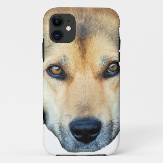 どんな色の背景でも可愛い犬 Case-Mate iPhoneケース (裏面)