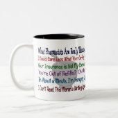 どんな薬剤師が実際に考えるであるか ツートーンマグカップ (左)