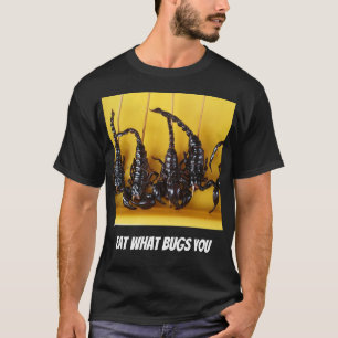どんな虫か食べて下さい Tシャツ
