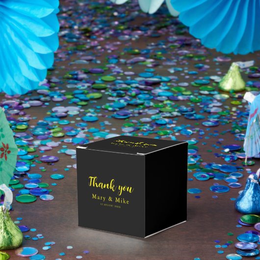 どんな行事にも使えるクラシックな2x2x2感謝の気持ちを表すギフトボックス フェイバーボックス (パーティー)