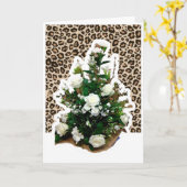 どんな行事にも使える無地のカード カード (黄色い花)