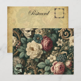 どんな言語の悲しみ – ゴシックビクトリアンフローラ シーズンポストカード