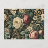 どんな言語の悲しみ – ゴシックビクトリアンフローラ シーズンポストカード (正面)