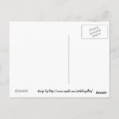 どんな道のポストカード ポストカード (裏面)