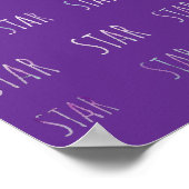 どんな部屋にもキュートな星のポスター - 可愛いインテリアに ポスター (角)