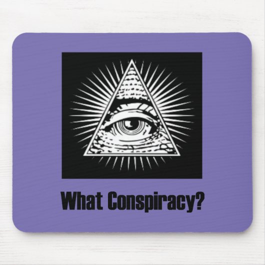 どんな陰謀だ？ マウスパッド (正面)