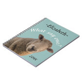 どんな雌ヒツジを言うかヒツジか。 パーソナライズ ノートブック (左側)