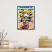 どんな雰囲気でも私たちが対応します ポスター (キッチン)