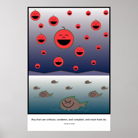 どんな馬鹿でも… ポスター (正面)