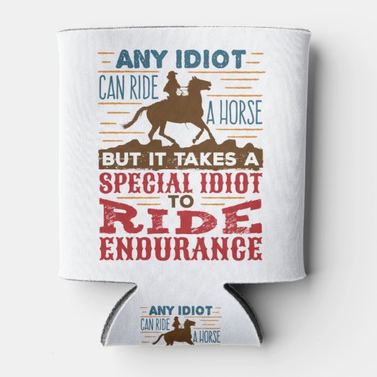 どんな馬鹿にも乗おもしろいることができる持久馬 缶クーラー (正面)