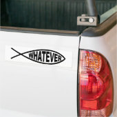 どんな魚のバンパーステッカー バンパーステッカー (トラック上)