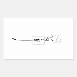 どんぶりスプラウトのシール 長方形シール