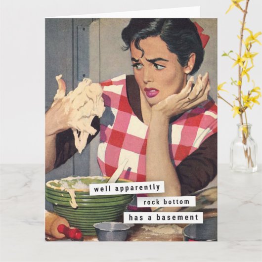 どん底 カード (黄色い花)