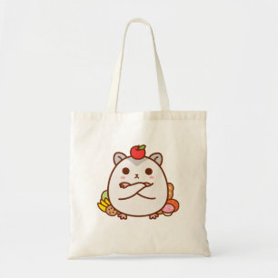 どん欲なハムスター トートバッグ