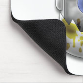 どん欲なロボットロゴ マウスパッド (コーナー)