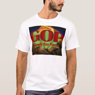 どん欲な1% Tシャツ