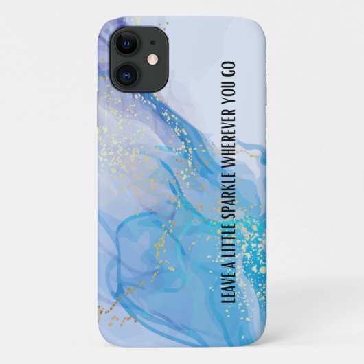 「ど離れここへ行ってもキラキラ光る」引用文 Case-Mate iPhoneケース (裏面)