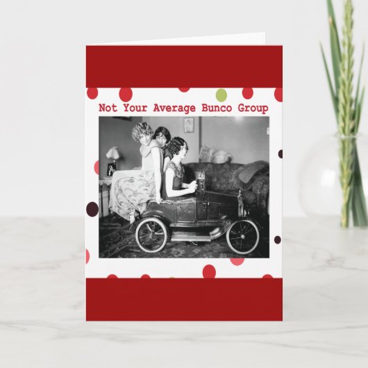 ないあなたの平均buncoのグループ カード (正面)