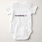 ないあなたの最も大きいファン ベビーボディスーツ (裏面)