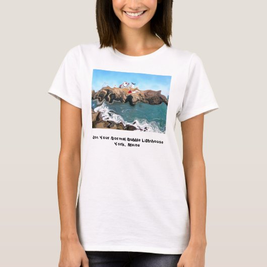ないあなたの正常なこぶの灯台Tシャツ Tシャツ (正面)
