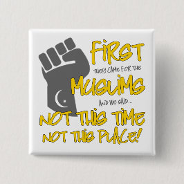 ないこの場所の正方形ボタン 缶バッジ