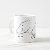 ないそう甘ポテトの漫画のマグ コーヒーマグカップ (正面左)