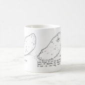 ないそう甘ポテトの漫画のマグ コーヒーマグカップ (中央)