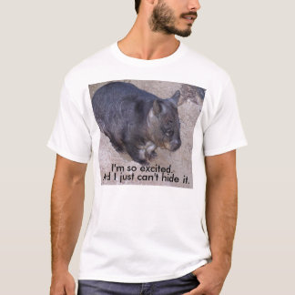 ないそう興奮するWombat Tシャツ