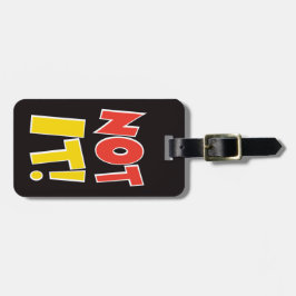 ないそれバッグの荷物のラベルの黒 ラゲッジタグ